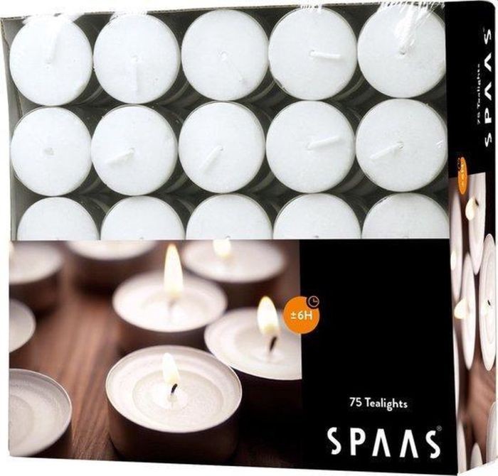 Spaas Theelichten Tray 75 Stuks | Spaas
