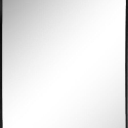 Spiegel met aluminium lijst 50x70cm zwart
