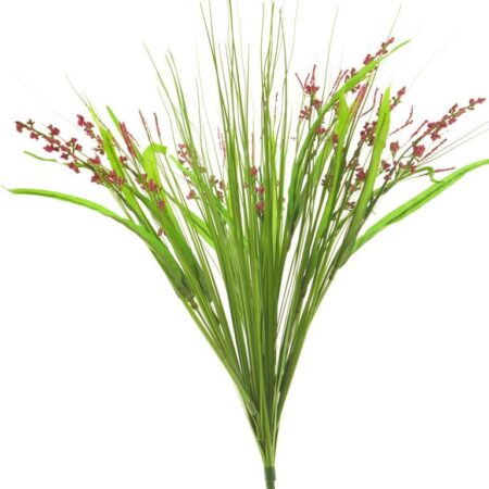 Spring bush w/grass pink 57cm
