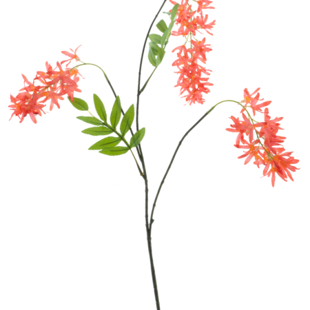 Spring flower spray red 103cm