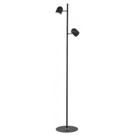 Staande lamp Ovale zwart