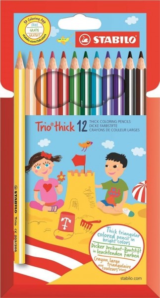 Stabilo Trio Dik Kleurpotlood (12 stuks) | Stabilo