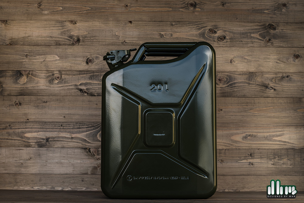Stalen Jerrycan 20L - Brandstof - Groen | GELG