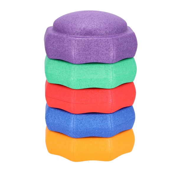 Stapblokken Jipy Discover 5 Stuks Primaire Kleuren | Jipy