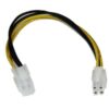 12v 4-pins voeding verlengkabel