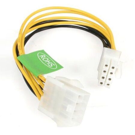 12v 8-pins voeding verlengkabel