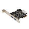 2-poorts USB 3.0 adapterkaart met UASP