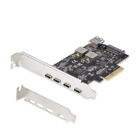 4-poorts USB-C PCIe