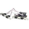 4x Seriele RS232 *LP Bracket* PCI-E 1