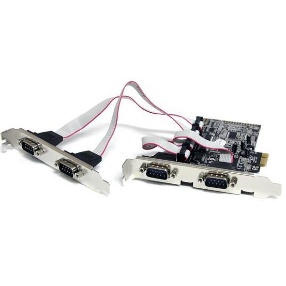 4x Seriele RS232 *LP Bracket* PCI-E 1