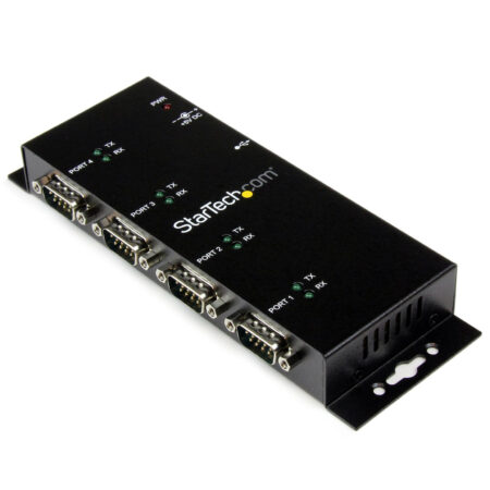 4x USB naar RS232 Seriële adapter Hub