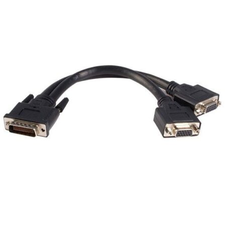 DMS-59 / LFH-59 naar 2x VGA Y-Kabel M/F
