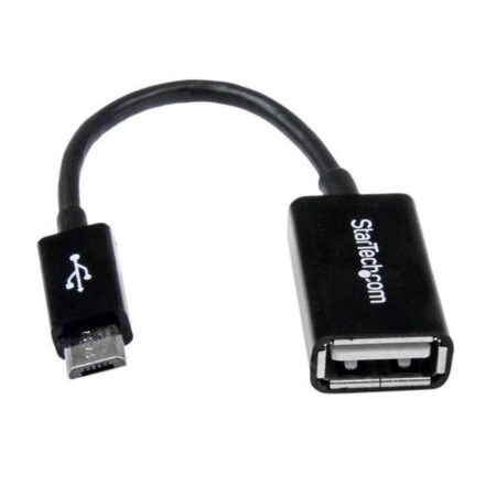 Micro USB naar USB OTG adapter zwart