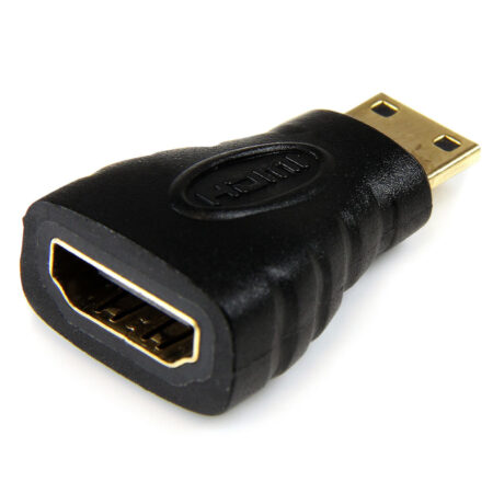 Mini HDMI naar HDMI F/M zwart