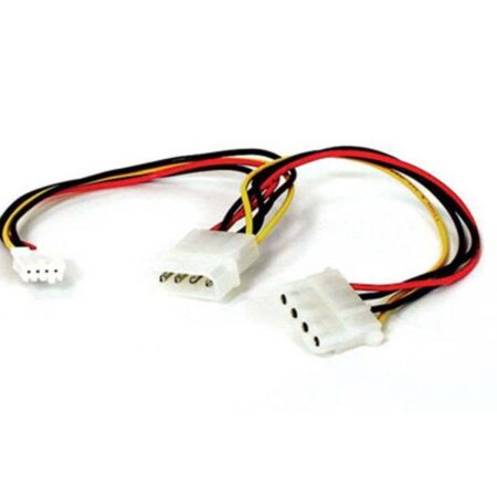 Splitter voeding 12Volt Molex + 5V FDD