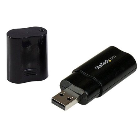 USB Stereo audio adapter zwart