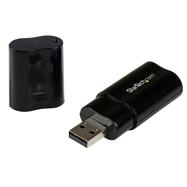 USB Stereo audio adapter zwart