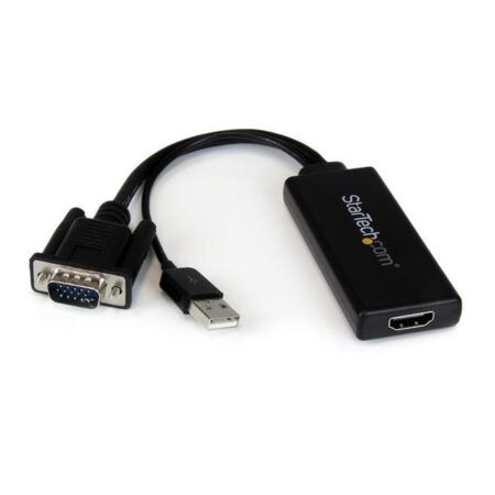 VGA naar HDMI met USB audio/voeding