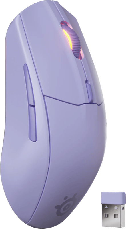 SteelSeries Rival 3 Gen 2 Draadloze Gaming Muis Lavendel