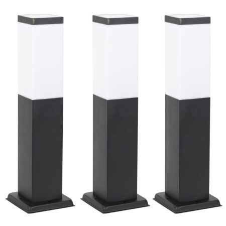 Stein set 3 stuks Tuinlamp zwart