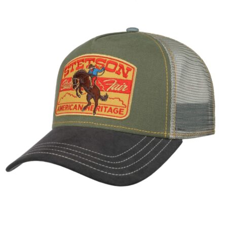 Stetson Trucker Pet State Fair Donker Grijs Groen | Stetson