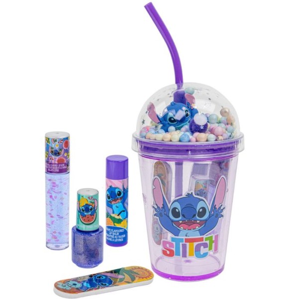 Stitch Drinkbeker Met Make-up Set |