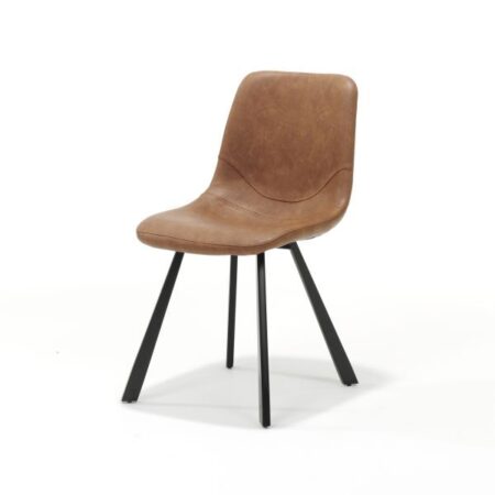 Stoel Bari cognac