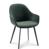 Stoel Carmen velvet Green