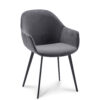 Stoel Carmen velvet grey