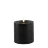Stompkaars rustiek LED rond Lyon S zwart hoogte 10 x 10 cm