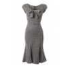 Stop Staring Grand Houndstooth Dress Black / White-XL | 25% korting | Stop Staring