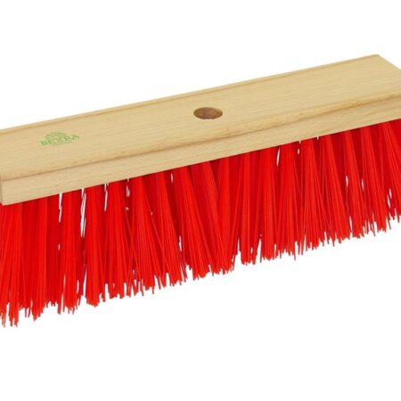 Straatbezem Rood/groen 36 cm FSC | Luva
