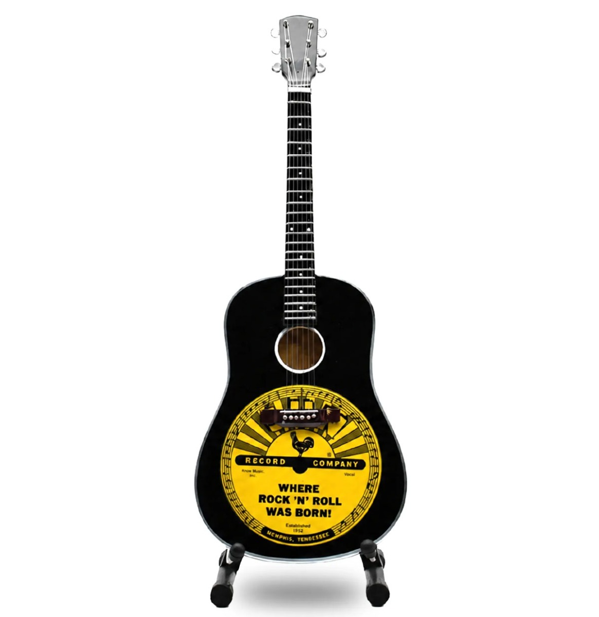 Sun Records Mini Gitaar op Standaard - Where Rock 'N' Roll Was Born | Sun Records