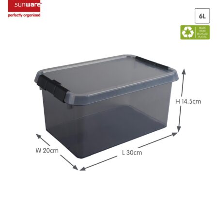 Sunware Comfort Line opbergbox 6L grijs | Sunware