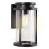 Sydney Muurlamp Zwart Large met Smart Wifi LED
