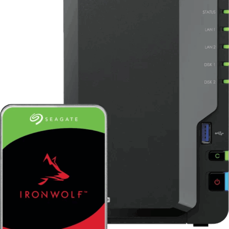 Synology DS225+ + Seagate Ironwolf 2TB