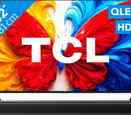 TCL 32" QLED S5L 4K (2026) + TCL S45H 2.0 Soundbar