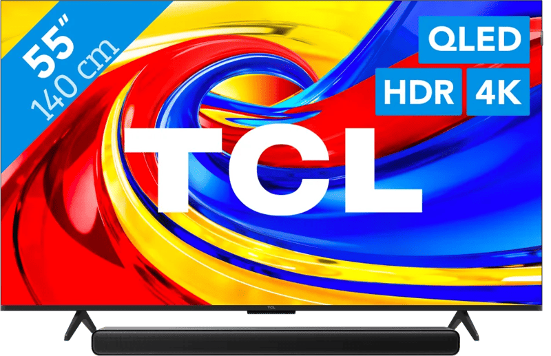 TCL 55" QLED P79L 4K (2026) + TCL S45H 2.0 Soundbar