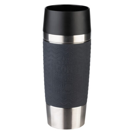Thermosbeker Travel Mug Essential 360 ml (Donkergrijs)