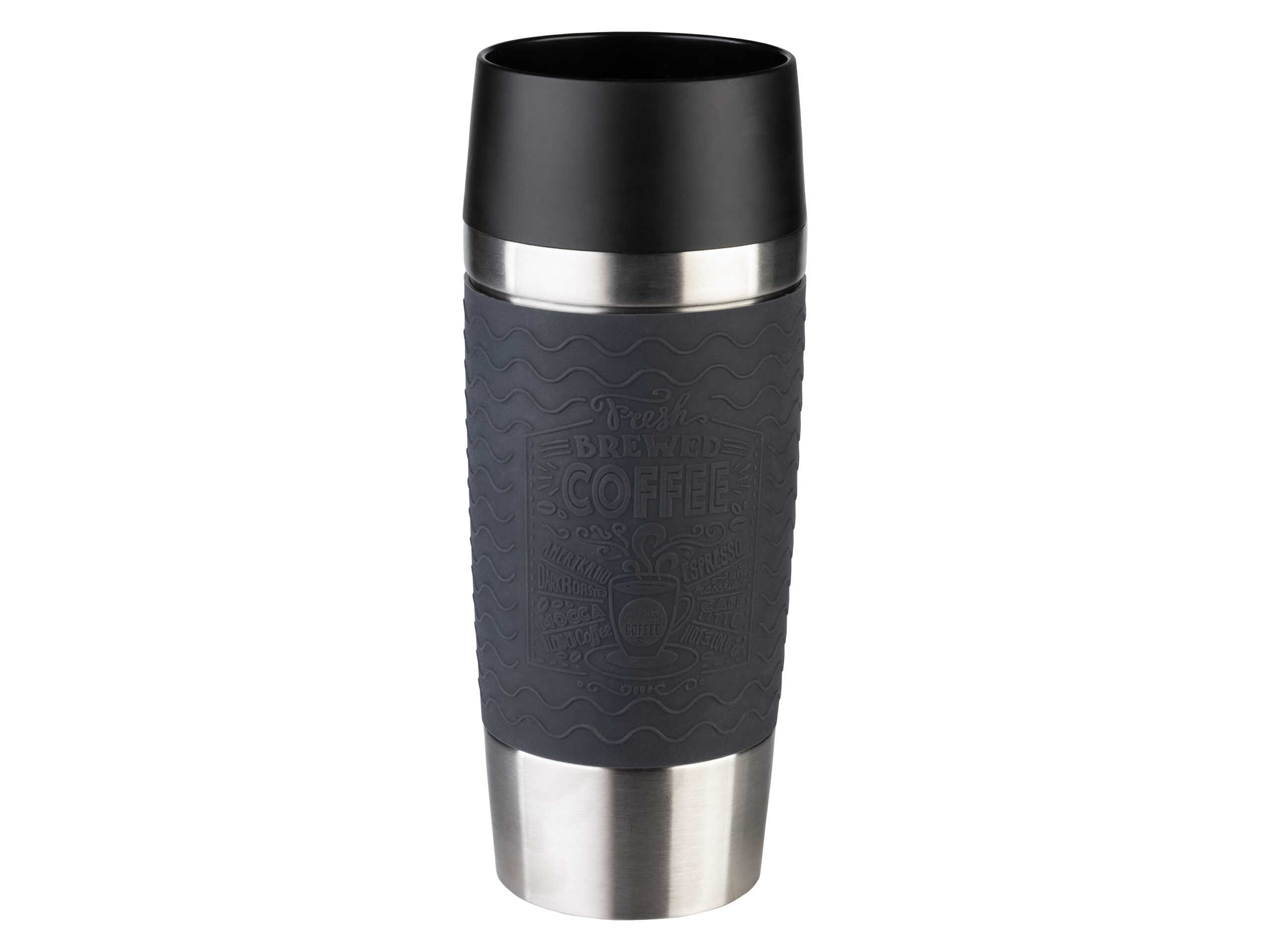 Thermosbeker Travel Mug Essential 360 ml (Donkergrijs)
