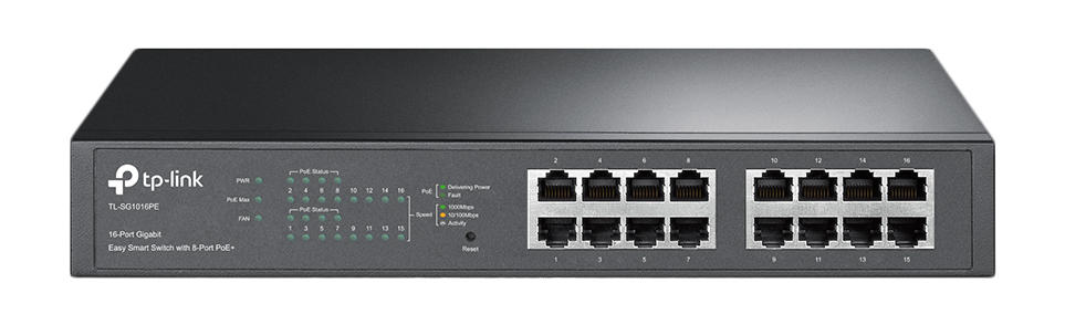 TL-SG1016PE PoE Gigabit switch
