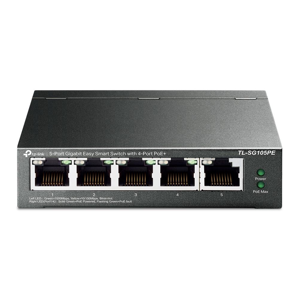 TL-SG105PE Easy Gbit PoE+ switch