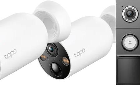 TP-Link Tapo C460 Duo Pack + D235 Smart Battery & Wired Doorbell