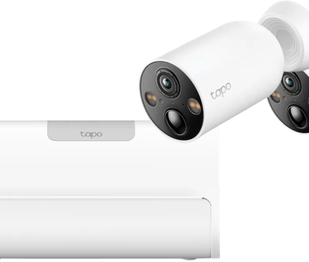 TP-Link Tapo C460 Duo Pack + H500 CentralHub + D235 Smart Battery & Wired Doorbell