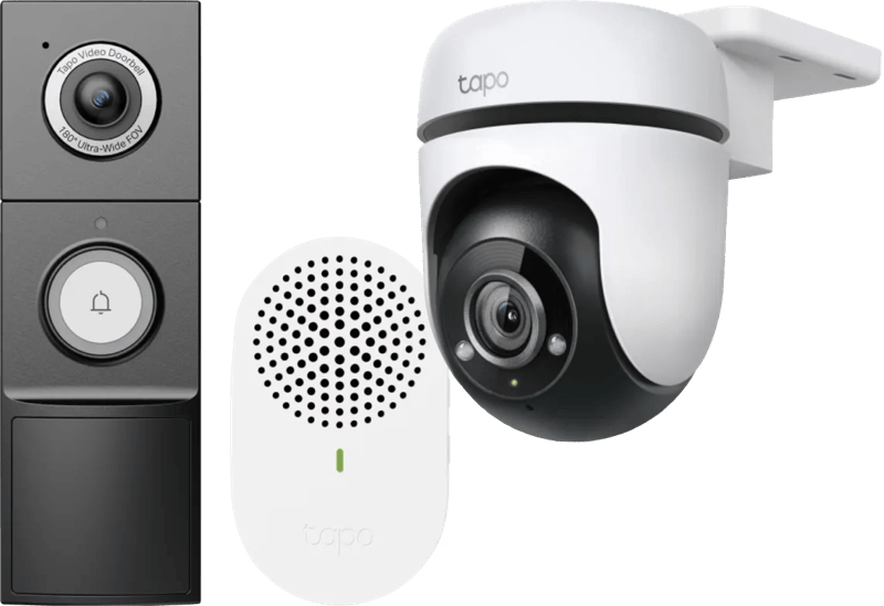 TP-Link Tapo C500 + D235 Smart Battery & Wired Doorbell