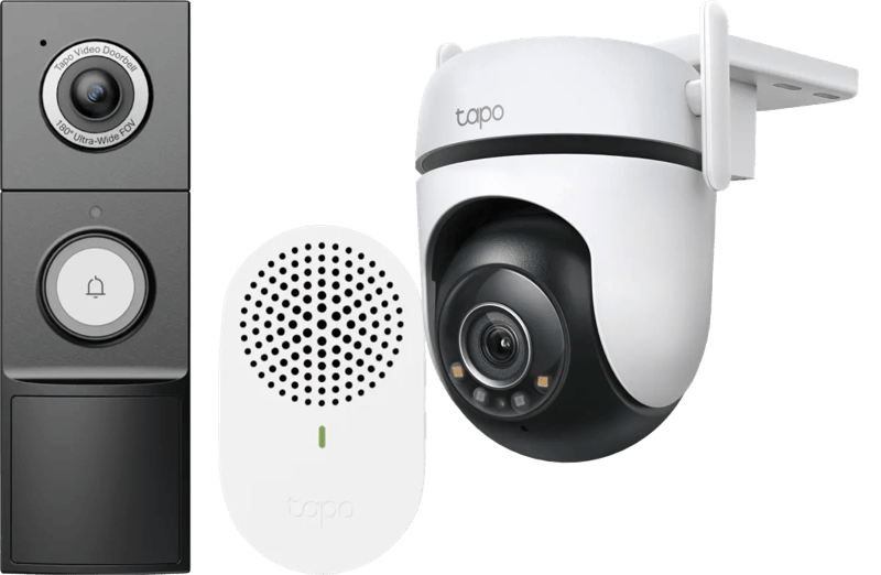 TP-Link Tapo C520WS + D235 Smart Battery & Wired Doorbell