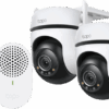TP-Link Tapo C520WS Duo Pack + D235 Smart Battery & Wired Doorbell