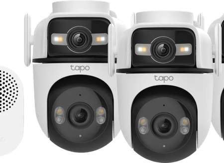 TP-Link Tapo C545D 3-Pack + D235 Smart Battery & Wired Doorbell