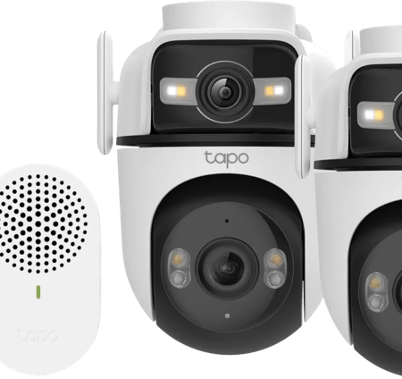 TP-Link Tapo C545D Duo Pack + D235 Smart Battery & Wired Doorbell