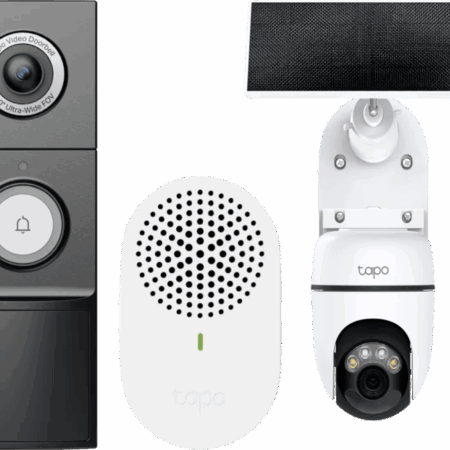TP-Link Tapo C610 Solar Kit + D235 Smart Battery & Wired Doorbell